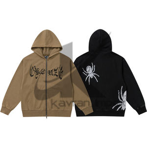 Venta al por mayor 420 GSM 3D puff cropped HOODIE hombres de alta calidad personalizado peso pesado impresión HOODIE - Product Image 1