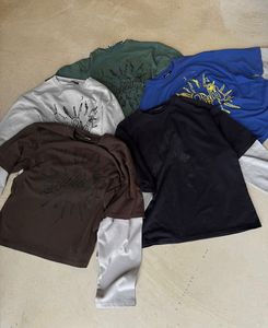 Sudadera con capucha pesada con estampado gráfico vintage de gran tamaño, ropa de calle para hombre de talla grande, camiseta hecha de algodón pesado - Product Image 4