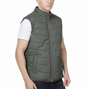 Gilet d'hiver matelassé pour homme, design personnalisé avec votre propre logo, vêtements décontractés pour homme, gilet d'hiver matelassé pour homme - Product Image 1