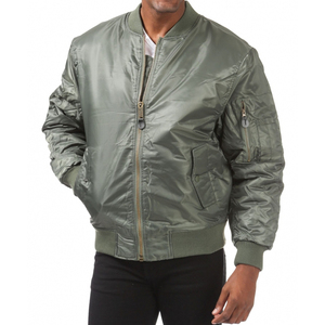Blouson aviateur avec logo brodé sur mesure pour garçons respirant laine polaire plaine Letterman Design hiver vente en gros pas cher - Product Image 3