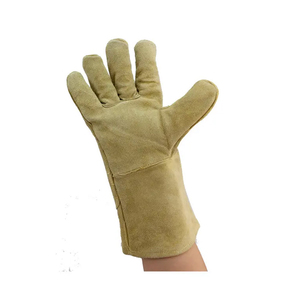 Gants de travail de soudage en cuir de qualité supérieure fabriqués au Pakistan - Product Image 5