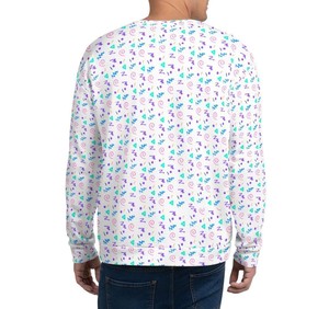 320G100% coton sweat de haute qualité sweat-shirt en coton biologique lourd Logo personnalisé sweat-shirt à col rond surdimensionné vierge - Product Image 4