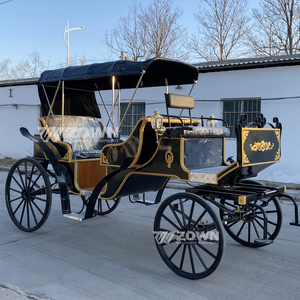 รถม้าสีดำสำหรับเดินทางหรือท่องเที่ยวรถม้าสีดำแบบวิกตอเรีย2025 - Product Image 6