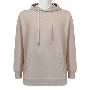 Sudadera con Capucha de Felpa de Algodón Personalizable de Alta Calidad, Informal, Holgada, Gruesa, con Bolsillos - Product Image 1