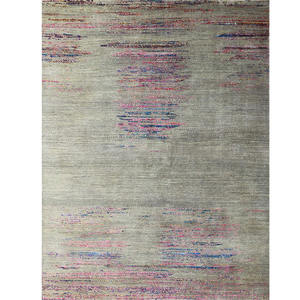 Alfombras Delgadas de Alta Calidad MASTER ARTS, Hechas a Mano con Lana y Seda, Diseño Floral Mediterráneo, Ecológicas - Product Image 4