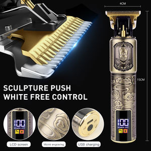 Rasoio elettrico per uomo lamina rasoi, rasoio per <span class=keywords><strong>barba</strong></span> per capelli toelettatura <span class=keywords><strong>Kit</strong></span> <span class=keywords><strong>rasatura</strong></span>, Cordless testa rasoio - Product Image 2