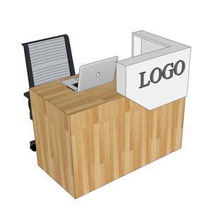 Mostrador de Recepción Compacto y Duradero de 1.2m con Cajones, Diseño Moderno y Minimalista para Hoteles, Escuelas, Hospitales y Oficinas - BLT68018 - Product Image 2