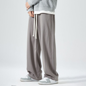Sweatpants Gym <b>Joggers</b> Men Loose Streetwear Sweatpants Top Selling Stacked Sweat Pants Wide Leg <b>Baggy</b> Sweatpants Men Young La - Product Image 6