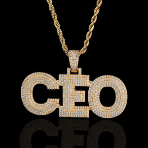 Colgante de Plata de Ley S925 con Moissanita Estilo Hip Hop para Hombre, Diseño de Nombre Personalizado en Plata de Ley, Joyería con Incrustaciones de Circonitas para un Estilo Atrevido - Product Image 6