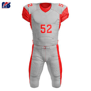 Su propio uniforme de fútbol americano Nuevo diseño Uniforme de fútbol americano Servicio OEM Uniforme de fútbol para hombres - Product Image 2