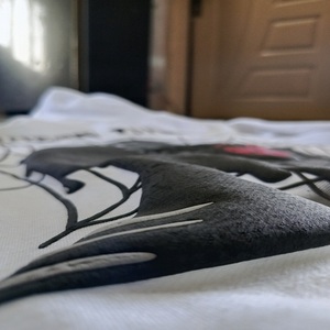 OEM high Quality pullover Hoodie with <b>puff</b> printing 100% cotton with custom <b>bag</b> and tag - Product Image 5