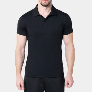 Camiseta Polo de Manga Corta para Hombre, Camiseta Informal de Verano, Polo de Punto de Secado Rápido para Gimnasio, Fitness, Golf - Product Image 1