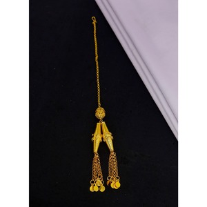 Kuwait Gold Plated Hair Accessories for Women Fashion <b>Head</b> Jewelry Arab Bridal Accessories Stylish Hair Chain Arabic Jewellery - Product Image 4