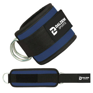 Venta caliente de neopreno acolchado entrenamiento tobillo soporte gimnasio Fitness entrenamiento OEM y ODM Powerlifting tobillo puños correa para máquinas de Cable - Product Image 2