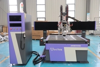 Routeur CNC ATC 1212 avec couteau oscillant pour la découpe de mousse, de cuir et d'emballages, de mousse EVA, de joints en caoutchouc et de boîtes en carton