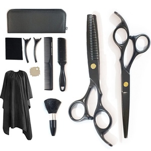 Kit de ciseaux de coupe de cheveux de Salon de haute qualité ensemble d'outils de coiffure de barbier amincissant les ciseaux de coupe de cheveux professionnels - Product Image 2