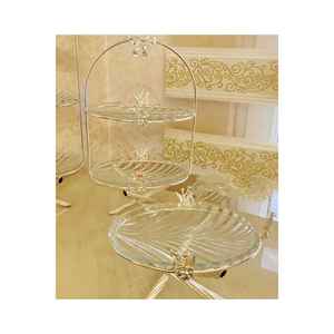 ชุดภาชนะแก้วสองชั้นสีเทา ปลอดภัยสำหรับอาหาร จำนวน 2 ชิ้น จานและถ้วยแก้วเดี่ยว ผลิตในประเทศตุรกีโดยผู้ผลิต - Product Image 2