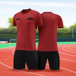 2024 football arbitre uniformes professionnel juge Football maillots Shorts chemises costume poche survêtements vêtements personnalisé - Product Image 2