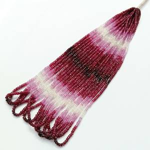 Mozambique <span class=keywords><strong>Ruby</strong></span> Bóng Mờ Mặt Rondelle Đá Quý Hạt 2.5-3.5Mm Tự Nhiên Của <span class=keywords><strong>Ruby</strong></span> Đá Hạt Đối Với Trang Sức Làm Bằng Số Lượng Lớn Nhà Cung Cấp - Product Image 1