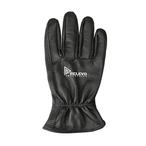 Gants de moto tactiques en cuir de mouton personnalisés pour hommes, gants de moto en cuir d'hiver, gants de moto chauds pour les mains - Product Image 3
