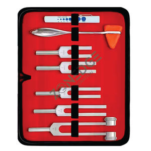 ชุดเครื่องมือวินิจฉัยอเนกประสงค์สีดำทางยุทธวิธีที่มีคุณภาพสำหรับการตรวจระบบประสาท, ENT และตา, เครื่องเคาะแบบสะท้อน - Product Image 1