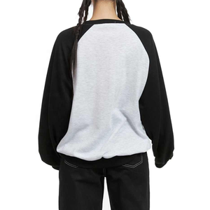 Acheter OEM ODM coton 400GSM imprimé Streetwear Style Loose Fit Sweatshirts pour femmes Casual Drop Shoulder Sweatshirts - Product Image 3