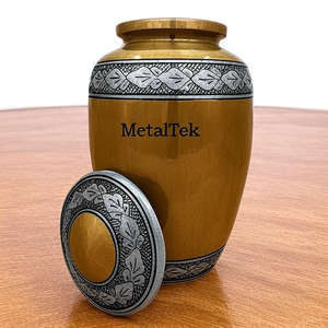 Jarra de entierro de Metal personalizada de estilo americano, urna de cremación rosa para cenizas humanas y mascotas, suministros funerarios decorativos, urnas de recuerdo - Product Image 6