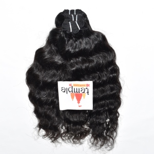 Vietnamien 100% couleur naturelle Extensions de cheveux humains Double trame vague traitement aucun tressage faisceaux de Machine non transformés - Product Image 2