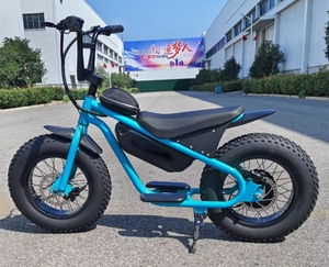 Portable Mini Kids Electric Bike Off-road Little Fat Tire <b>Ripper</b> Electric Kids Bike 13AH Ebike for Kid - Product Image 6
