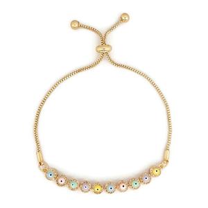 สร้อยข้อมือแฟชั่นทองเหลืองแท้มีเสน่ห์ - Product Image 2