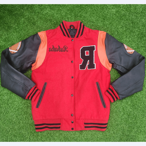 College Baseball Varsity Jacket 100% Polyester High Street Imperméable Respirant Anti-UV pour la taille du Pakistan fabriquée en hiver - Product Image 1