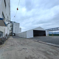 Tentes à structure profilée en aluminium Tente d'entrepôt industrielle à usage intensif de grande taille pour l'extérieur Tente pour l'industrie