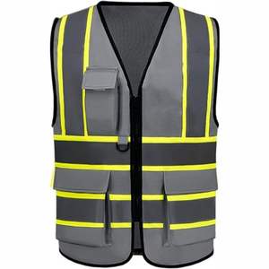 Chaleco DE TRABAJO transpirable de alta calidad con múltiples bolsillos Chaleco técnico LAVADO DE 5 dimensiones de tendencia superior - Product Image 5