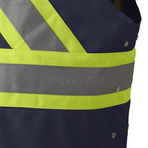 Chaqueta de alta visibilidad Chaleco DE TRABAJO reflectante Ropa de construcción Ropa DE SEGURIDAD Chaleco de trabajo de alta visibilidad - Product Image 4
