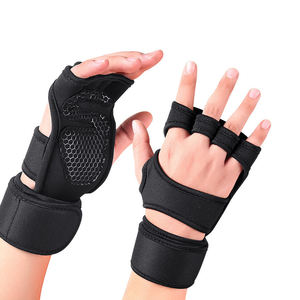 แผ่นรองยกน้ำหนักสำหรับผู้ชายถุงมือยางนีโอพรีนแผ่นรองฝ่ามือไม่ลื่นออกแบบโลโก้ได้ตามต้องการ - Product Image 6