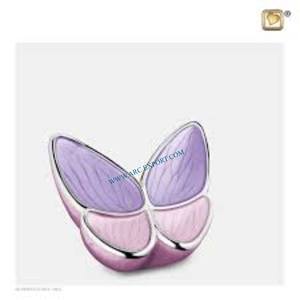 Juego de 2 urnas de cenizas de metal de lujo de diseñador de acero inoxidable Borde de diseño en relieve con tarros de ataúd de aspecto atractivo de color plateado - Product Image 6