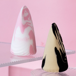 Tùy Chỉnh Màu Sắc Siêu Mềm <span class=keywords><strong>Latex</strong></span> Miễn Phí Trang Điểm Máy Xay Sinh Tố Miếng Bọt Biển Đá Cẩm Thạch Màu Waterdrop Cạnh Vẻ Đẹp Miếng Bọt Biển - Product Image 4