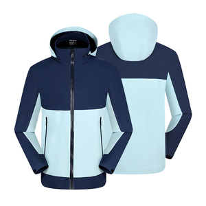 Ropa de calle de primavera personalizada, jersey con cremallera de cuarto de hombro caído, Anorak a cuadros de nailon a cuadros, rompevientos, sudaderas con capucha, chaqueta para hombre - Product Image 2