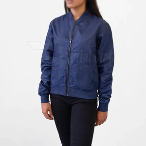 Blouson bombardier pour femmes imperméable en polyester Nouveau design Blouson bombardier avec logo personnalisé - Product Image 2