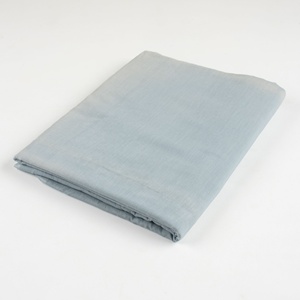Tissu en coton gris original en gros, poids moyen, teint uni, respirant pour vêtements - Product Image 1