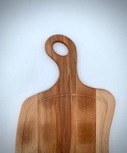 Planche à découper en bois classique pour la cuisine traditionnelle, ustensiles de cuisine, forme rectangulaire, épaisseur 1,5 cm, passe au lave-vaisselle, équilibrée - Product Image 4