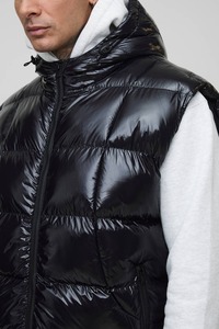 Chaqueta Acolchada Ligera y Brillante Resistente al Agua para Hombre 2026, Mangas Extraíbles Personalizadas, Diseño Urbano para Uso Diario, Abrigo de Plumón - Product Image 5