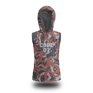 Maillots de football américain personnalisés avec drapeau américain, ensembles unisexes respirants, grandes tailles, 7V7, sans manches, antibactériens, séchage rapide, pour tous - Product Image 2