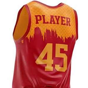 Vente en gros d'usine Uniforme de maillot de basket-ball Oem Uniformes personnalisés de qualité supérieure avec logo personnalisé Uniformes de maillot de basket-ball imprimés pour hommes - Product Image 4