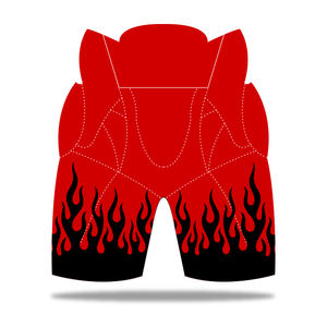 Shorts/Pantalons de hockey sur glace unisexes personnalisés de qualité supérieure en gros, nouveaux, surpiqués, 100% respirants, durables, écologiques, 280g - Product Image 4