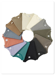 T-shirt en coton pour homme avec logo personnalisé sur le devant - Design vierge vintage, lavage à la pierre et à l'acide, séchage rapide et respirant - Product Image 3