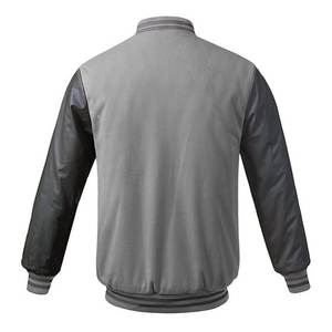 Classic Snap Button Vintage Baseball Letterman Varsity Jacket para hombre - Product Image 4