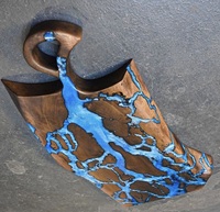 Exquisita Tabla de Cortar de Madera y Resina Epoxi, Rectangular, 1.5 cm de Grosor, Diseño Artístico Brillante, Duradera, Ecológica y Ligera, Utensilios de Cocina
