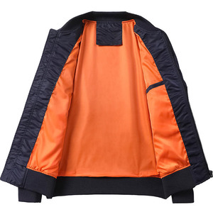 Custom High Quality Single-breasted <b>Bomber</b> <b>Jacket</b> Custom Logo Embroidery Waterproof <b>Baseball</b> Varsity <b>Jacket</b> for Men - Product Image 4