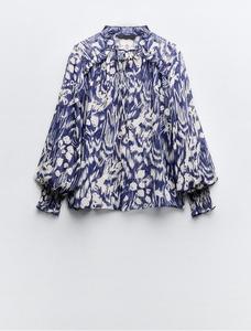 Top estampado de moda para mujer con patrones elegantes, perfecto para uso informal y de oficina, a la venta a precios de mayorista - Product Image 5